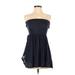 Net Ladies Casual Dress: Blue Dresses - Women's Size Small