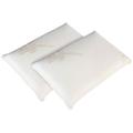 Olympe Literie - Lot de 2 oreillers 40x60 cm mdf Mousse à mémoire de forme Moelleux - Blanc