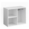 Vicco - Armoire d'appoint Isabelle, Blanc, 80.1 x 65 cm