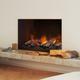 muenkel design wall fire electronic PRO [Opti-myst Elektrokamineinsatz Wandeinbau]: 800 mm - ohne Dekoholz - Ohne Heizung - Wasserleitung