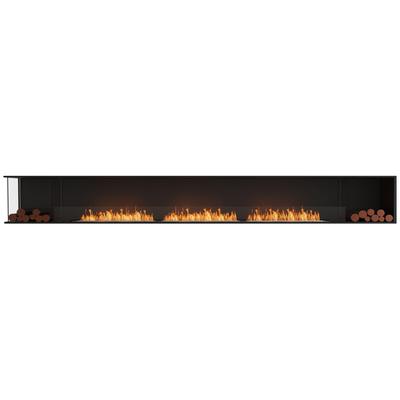 EcoSmart Flex - Front + links offen [Ethanol Einbau Gehäuse]: Flex158 - Holzbox doppelseitig Image