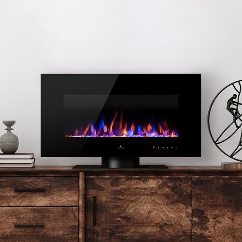 Noble Flame VEGAS Schwarz: 900 [Elektro Standkamin]: 900
