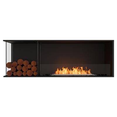 EcoSmart Flex - Front + links offen [Ethanol Einbau Gehäuse]: Flex60 - Holzbox linksseitig Image