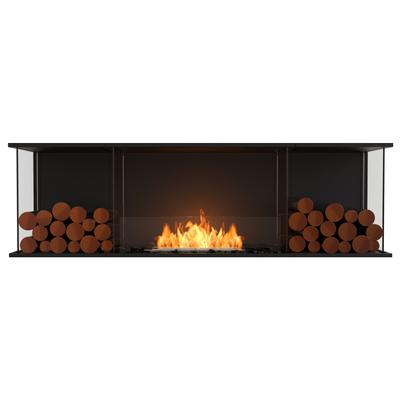 EcoSmart Flex - Dreiseitig offen [Ethanol Einbau Gehäuse]: Flex68 - Holzbox doppelseitig Image