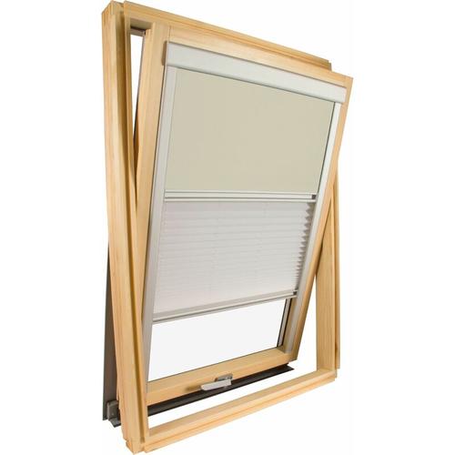 Beiges Kombirollo für Velux ® Dachfenster - CK02