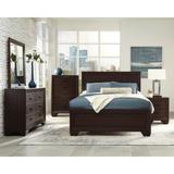 Oatfield Dark Cocoa 3-piece Storage Bedroom Set with Dresser