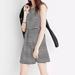 Madewell Dresses | Madewell Afternoon Black And Cream Striped Dress Size Small | Color: Black/Cream | Size: S