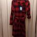 Columbia Dresses | Columbia Omni-Wick Red And Black Check Dress | Color: Black/Red | Size: M