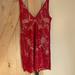 Free People Dresses | Free People Night Shimmers Mini Dress | Color: Red | Size: 2