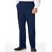 Blair John Blair Adjust-A-Band Relaxed-Fit Microfiber Pants - Blue - 50 - Medium