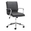 Partner Office Chair Black - Zuo Modern 109005