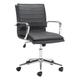 Partner Office Chair Black - Zuo Modern 109005
