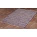 Indigo 48 x 0.25 in Area Rug - Union Rustic Aiert Braided Cotton Purple Area Rug Cotton | 48 W x 0.25 D in | Wayfair