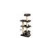 MidWest Homes For Pets 5-Tier Cat Tree, Cat Tower Manufactured Wood in Black/Brown | 50.5 H x 22 W x 15 D in | Wayfair 138T-BK