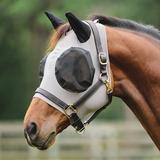 SmartPak Comfort Fly Mask w/ SmartCore Technology - Oversize - Warm Grey - Smartpak