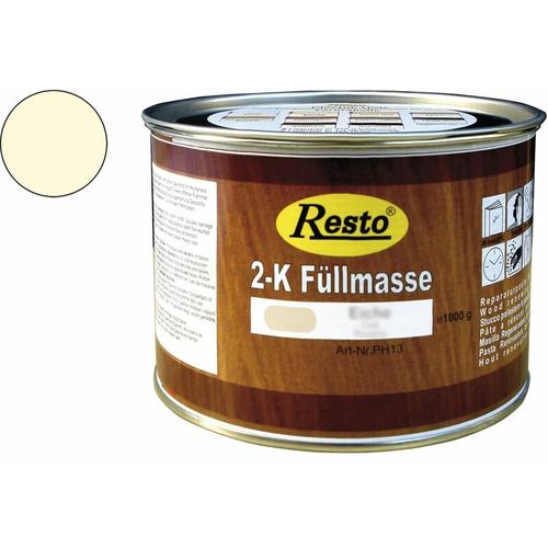 2K Füllmasse inkl. Härter Holz-Spachtelmasse lackierbar 500 g Fichte – Resto