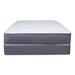 Onetan, 11-Inch Medium Tight top Pocket Coil Hybrid Foam Encased Mattress, with optional 4" or 8" Wood Box Spring set.