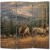 House & Homebody Co. Back Country Elk Room Screen Printed on Wood