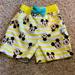 Disney Swim | Bnwot Disney Store Mickey Mouse Striped Bathing Suit For Baby Boy Size 9-12m! | Color: Blue/Yellow | Size: 9-12mb