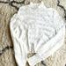 Zara Tops | Long Sleeve White Lace Top By Zara | Color: White | Size: M