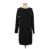 Banana Republic Factory Store Casual Dress - Shift: Black Solid Dresses - Women's Size Small