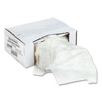 Universal 15 x 11 x 30 in. Recycled/Recyclable 3-Ply Shredder Bag - 100/Carton, Clear