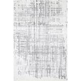 Gray/White 69 x 0.25 in Area Rug - Bokara Rug Co, Inc. Hand-Knotted High-Quality Ivory Area Rug Viscose/Wool | 69 W x 0.25 D in | Wayfair