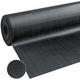 Paillasson gomme Tapis Isolant Antidérapant Antichoc Différentes Tailles gomme Noir Rayé - 120x120