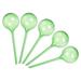 Self-Watering Bulb 80mm Dia. PVC Automatic Watering Globe Green 5Pcs