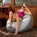 Jaxx Poppy Large Outdoor Bean Bag Lounge, Two-Tone Design