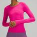 Lululemon Athletica Tops | Lululemon Swiftly Tech Long Sleeve Shirt 2.0 Race Length *Sonic Pink | Color: Pink | Size: 4