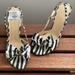 Kate Spade Shoes | Kate Spade Slingback Heels | Color: Black/White | Size: 6.5