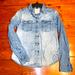 American Eagle Outfitters Tops | American Eagle Button Up Denim Shirt | Color: Silver/White | Size: S