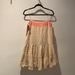 J. Crew Dresses | J. Crew Dress Tan Summer Dress Size Small | Color: Cream/Pink | Size: S