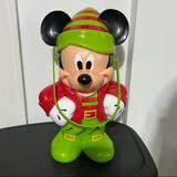 Disney Holiday | 2014 Disney Parks Christmas Mickey Elf Popcorn Bucket | Color: Green/Red | Size: Os