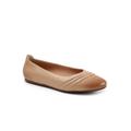 Women's Safi Ballerina Flat by SoftWalk in Mocha (Size 6 M)