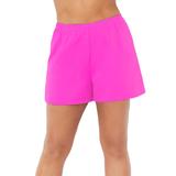 Plus Size Women's Relaxed Fit Swim Short by Swimsuits For All in Beach Rose (Size 34)