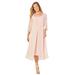 Plus Size Women's Midnight Dazzle Mesh Flyaway Dress by Catherines in Wood Rose Pink (Size 2XWP)