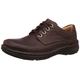 Clarks Nature Three Herren Derby Schnürhalbschuhe, Braun (Mahogany Leather), 43 EU