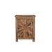 Foundry Select Balanchine 1 - Drawer Solid Wood Nightstand in Natural Wood in Brown | 28 H x 22 W x 16 D in | Wayfair