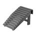 Highland Dunes Wankowski Folding Footstool Plastic in Gray | 15 H x 16 W x 27 D in | Outdoor Furniture | Wayfair 9C7105F7BFEB4636B53B393A42ED8D02