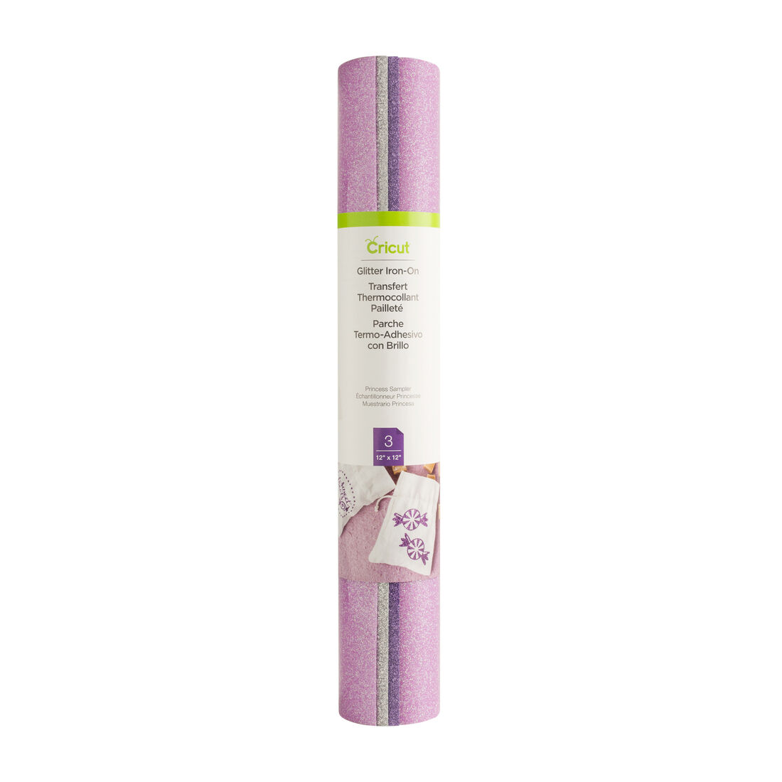 Cricut Glitter Iron-On Sampler | Princess | Pink/Purple