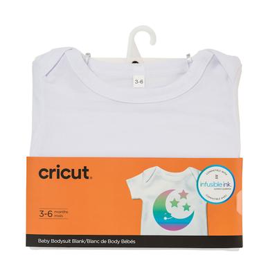 Cricut Baby Bodysuit Blank | 3-6 | White