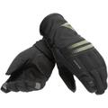 Dainese Plaza 3 D-Dry Ladies Motorcycle Gloves Gants de moto pour dames, noir-vert, taille XS pour Femmes