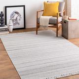 Villasis 2' x 3' Modern Pillow plush Gray/Light Beige/Light Slate/Off White/Peach Area Rug - Hauteloom