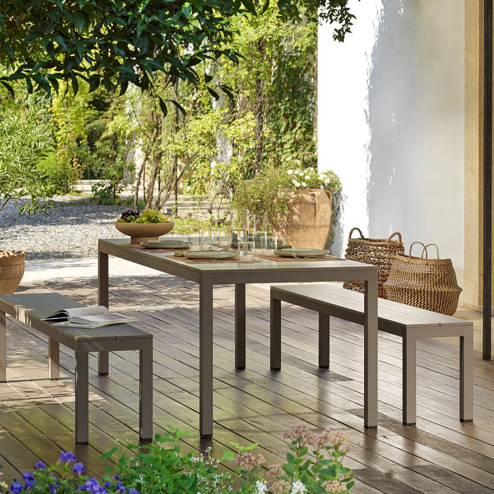 NARDI »Rio« Alu-Garten-Tisch 210 anthrazit