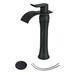 Waterfall Bathroom Vessel Faucet With Drain Assembly Single Handle Bathroom Vessel Sink Faucets One Hole Basin Vanity High Taps