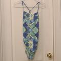 Nike Swim | Nike Woman's Swimsuit | Color: Blue/Green | Size: 12