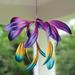 When a Feather Appears Hanging Wind Spinner Multi Bright , Multi Bright