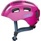 ABUS Youn-I 2.0 bike helmet - with light for children, teenagers and young adults - for girls and boys - pink, size M